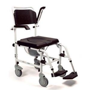 silla wc reposabrazos abatible